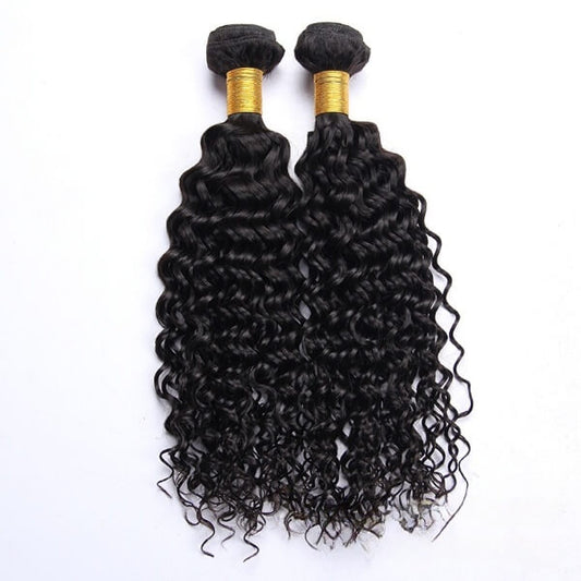 8-30 Inch Water Wave Natural Color Remy Human Hair Extension