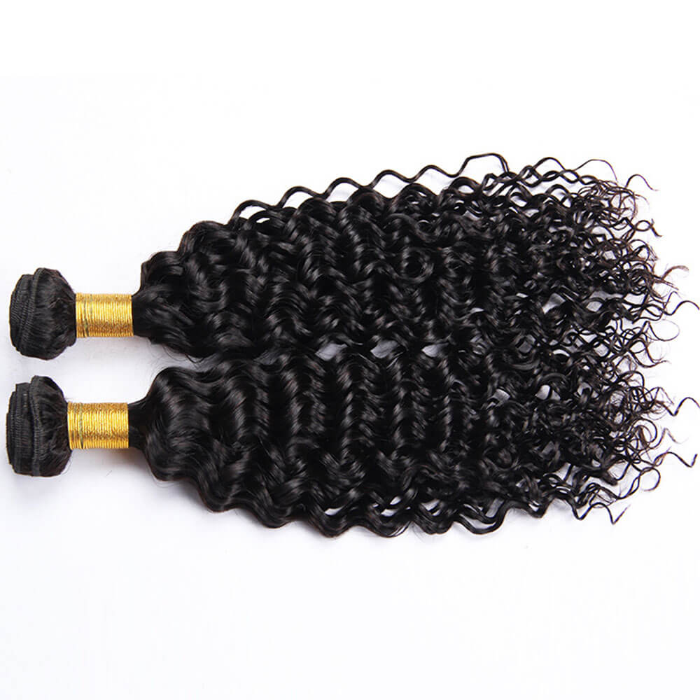 8-30 Inch Water Wave Natural Color Remy Human Hair Extension