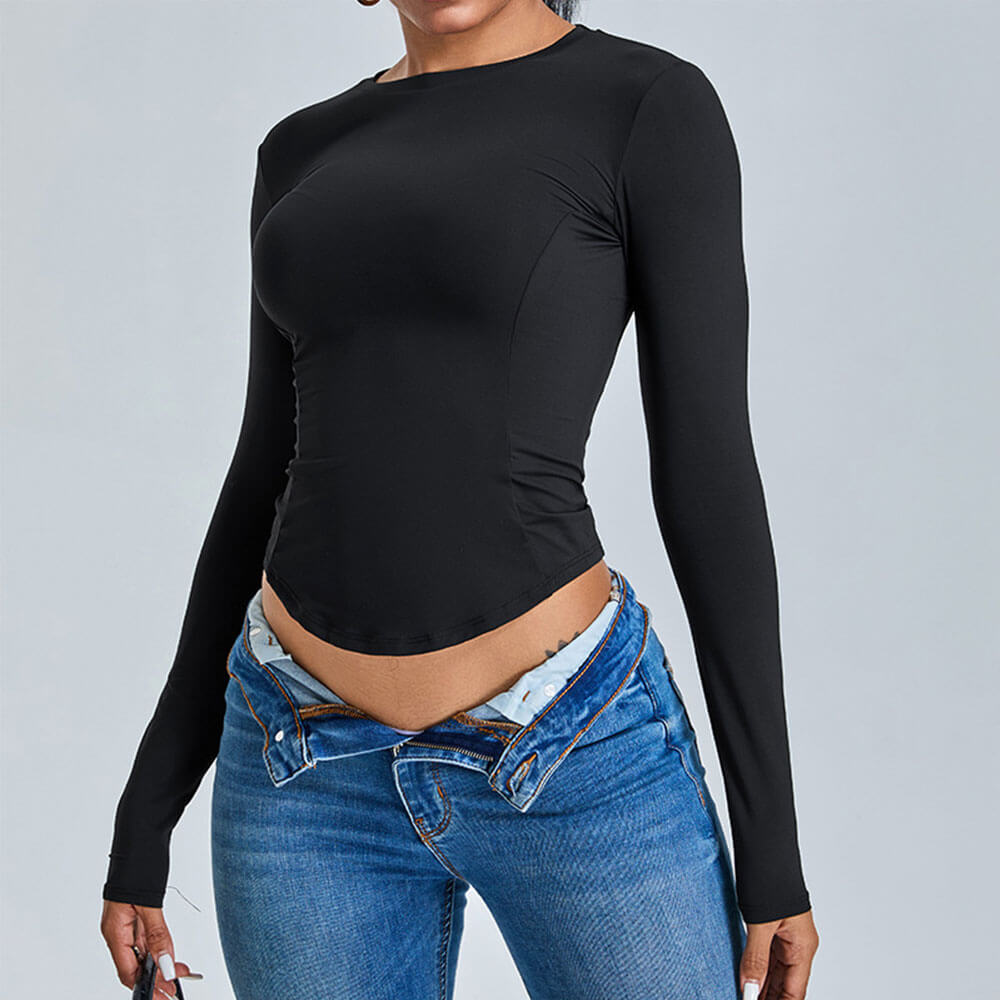 Breathing Long Sleeve Yoga Top