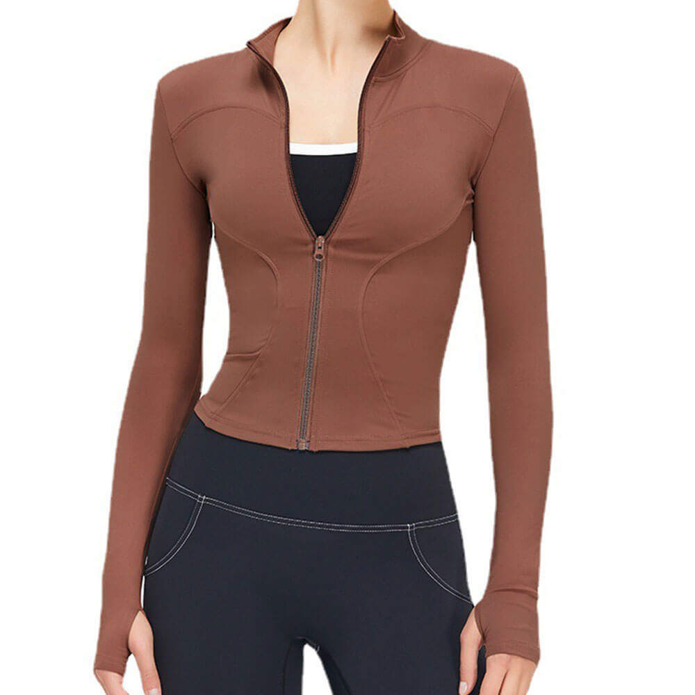 Quick Dry Long Sleeve Yoga Jacket