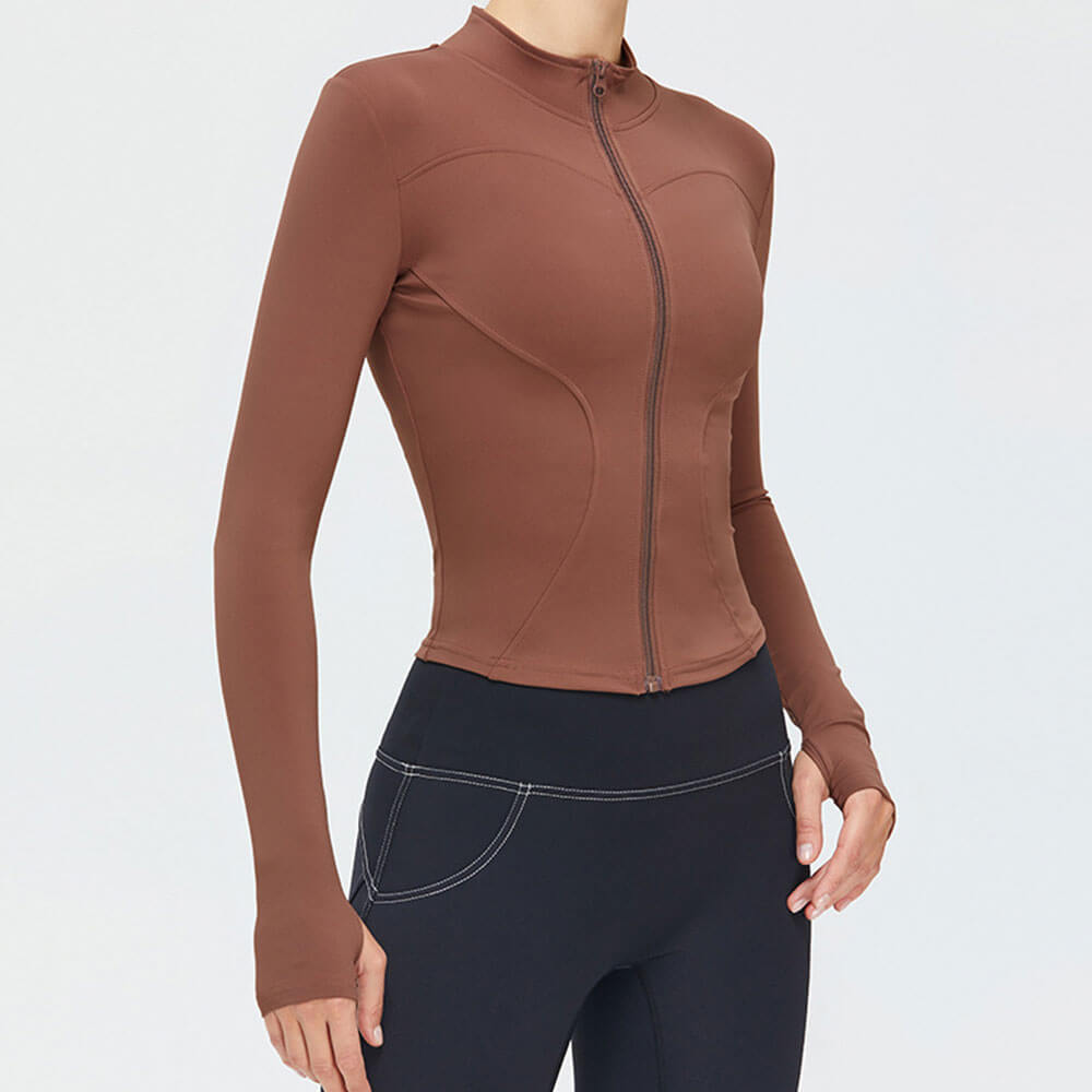 Quick Dry Long Sleeve Yoga Jacket