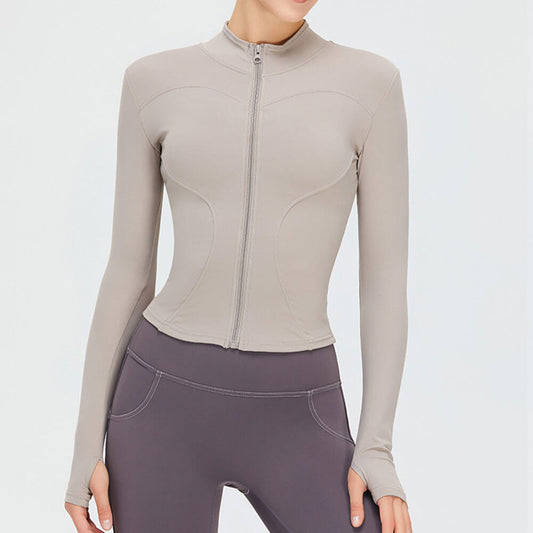 Quick Dry Long Sleeve Yoga Jacket