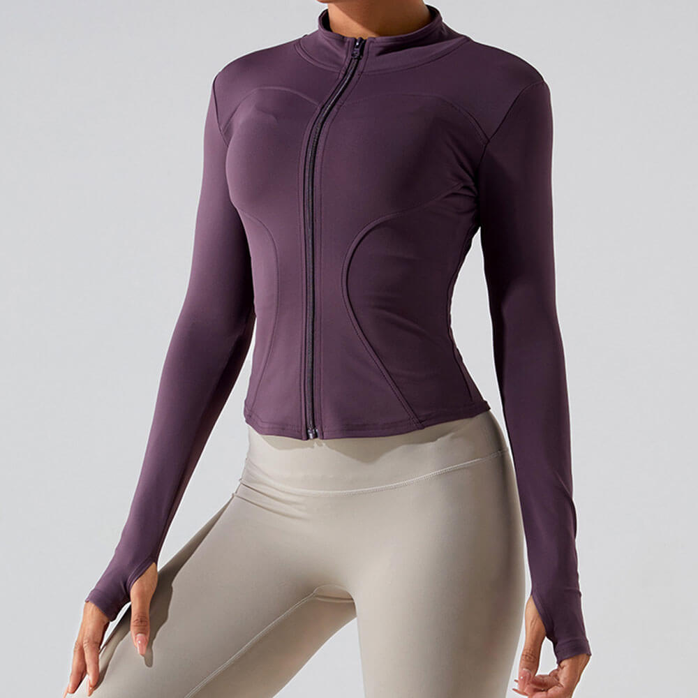 Quick Dry Long Sleeve Yoga Jacket