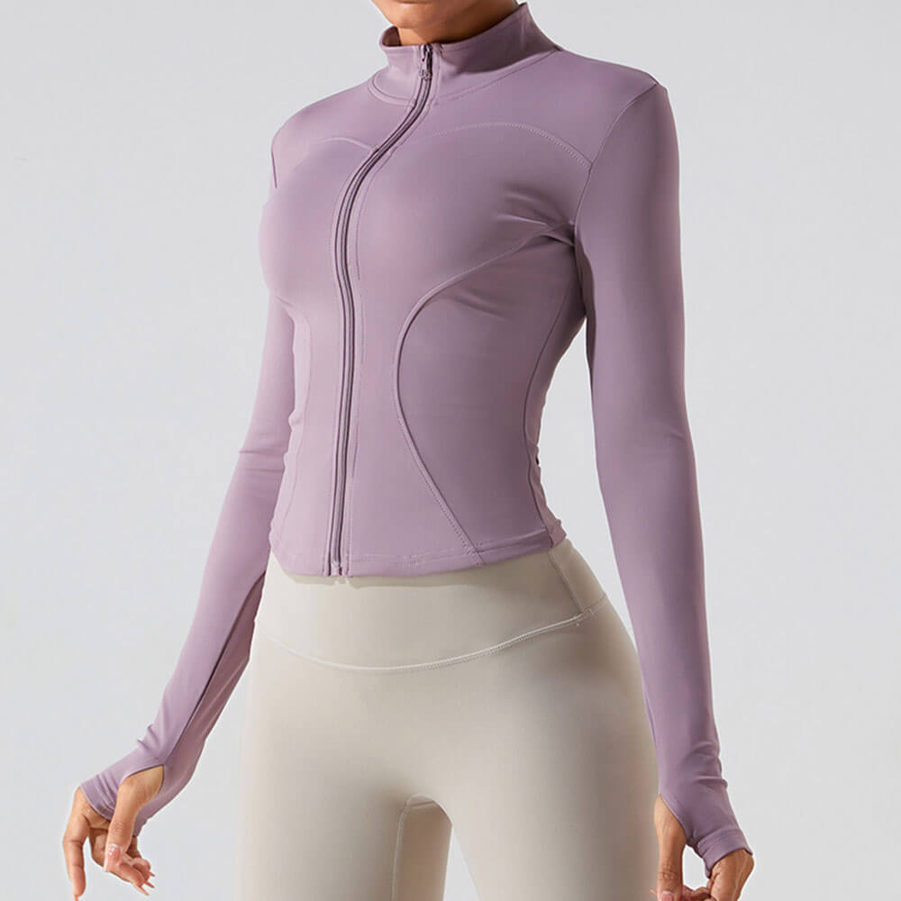 Quick Dry Long Sleeve Yoga Jacket