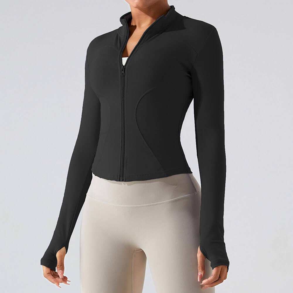 Quick Dry Long Sleeve Yoga Jacket