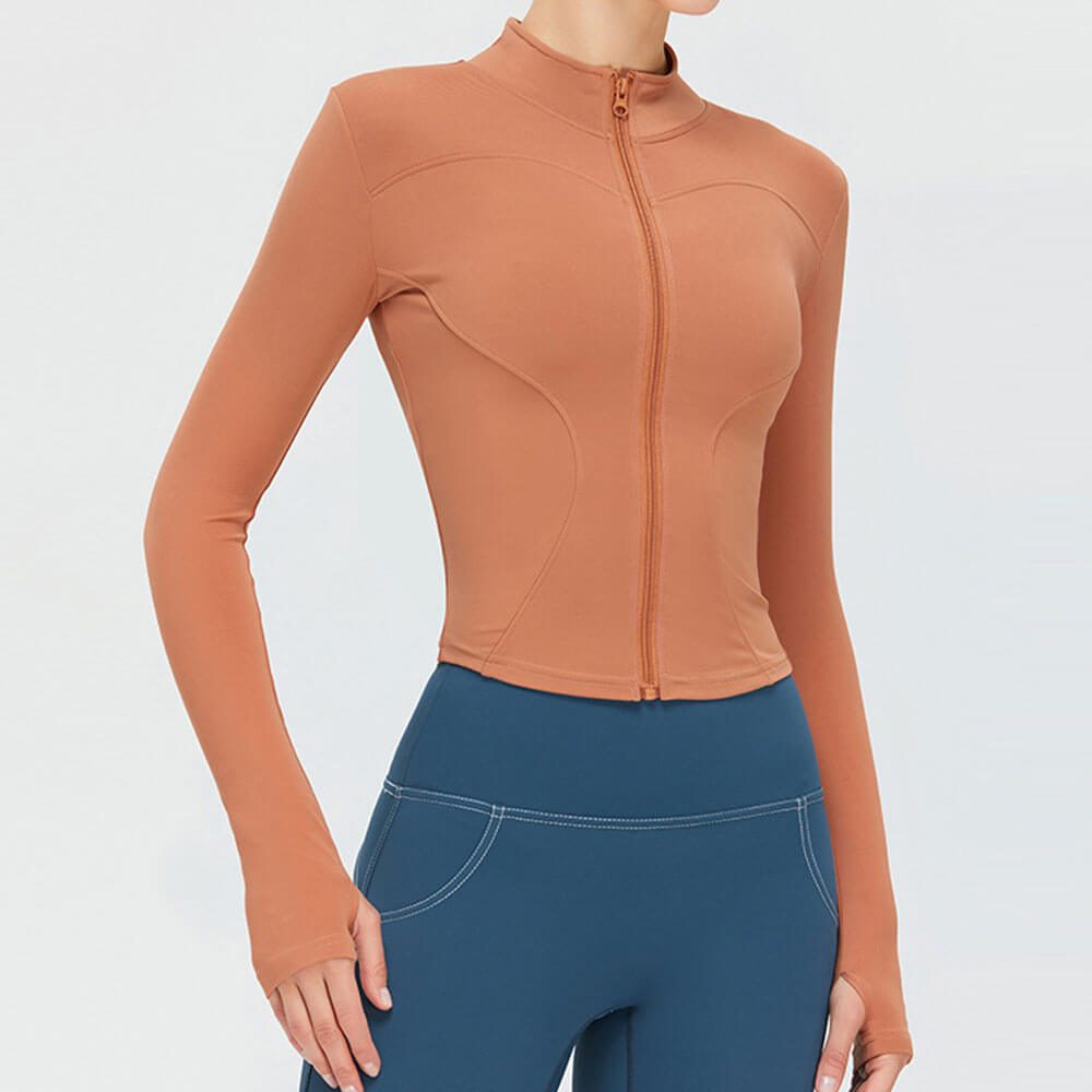 Quick Dry Long Sleeve Yoga Jacket