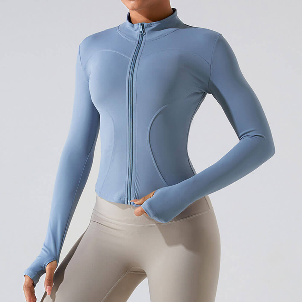 Quick Dry Long Sleeve Yoga Jacket